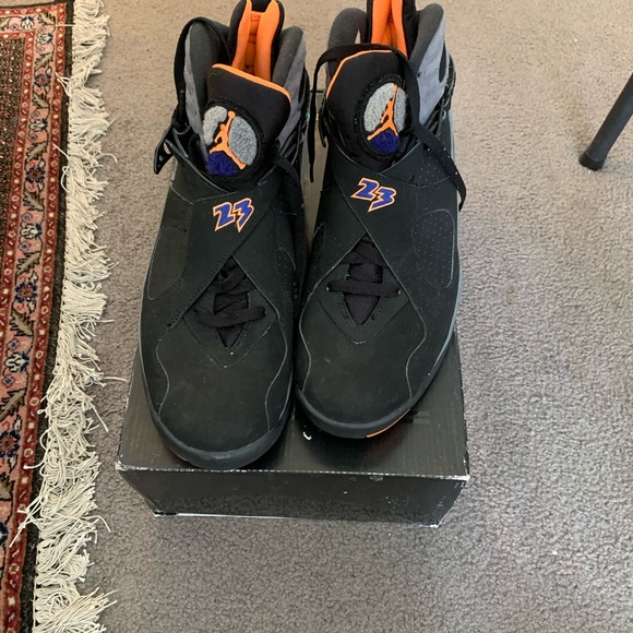 Jordan 8 - sz 11.5 - Phoenix Suns - worm once - Picture 2 of 7